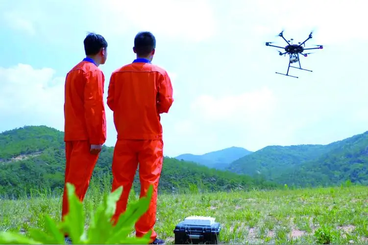 会同无人机倾斜摄影巡检拍摄